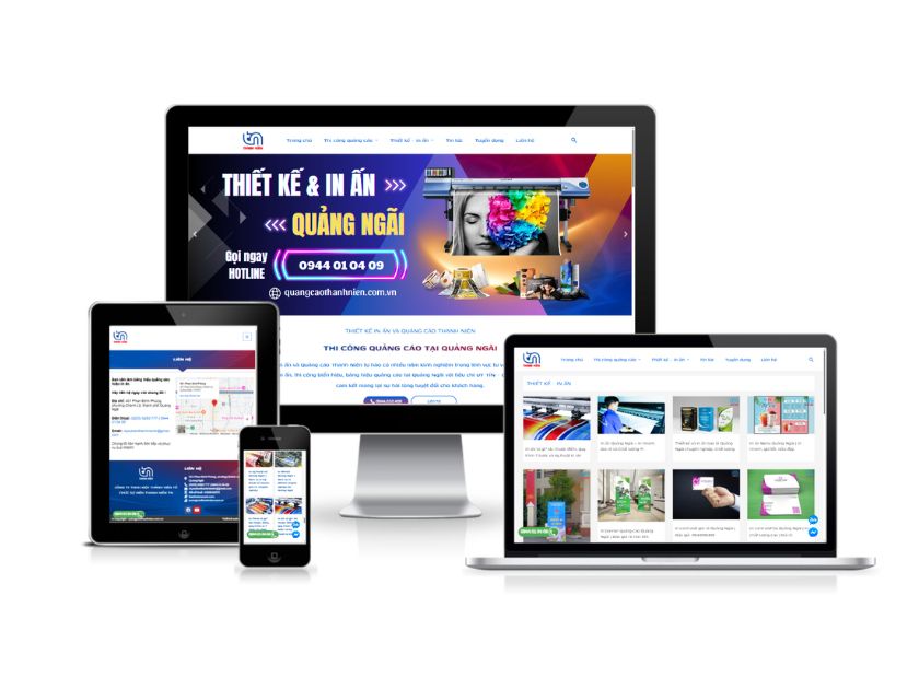 Trang chủ Thiết kế website Tam Kỳ